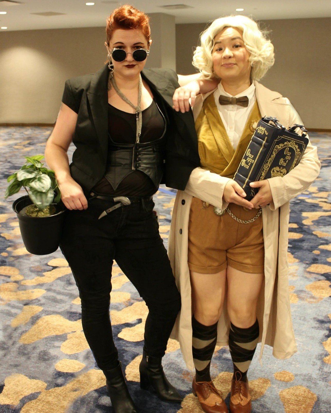 So...we have a lot of backlog to catch up from our time off! 

This includes all the fun with our re-imagining of gender-bent Aziraphale and Crowley from different places and spaces in time. That's what eternal companions do after all. 

These are the original cosplays that we thrifted/bought/styled that we fell in love with wearing and inspired the whole set.

#goodomens #goodomenscosplay #cosplay #cosplayers
