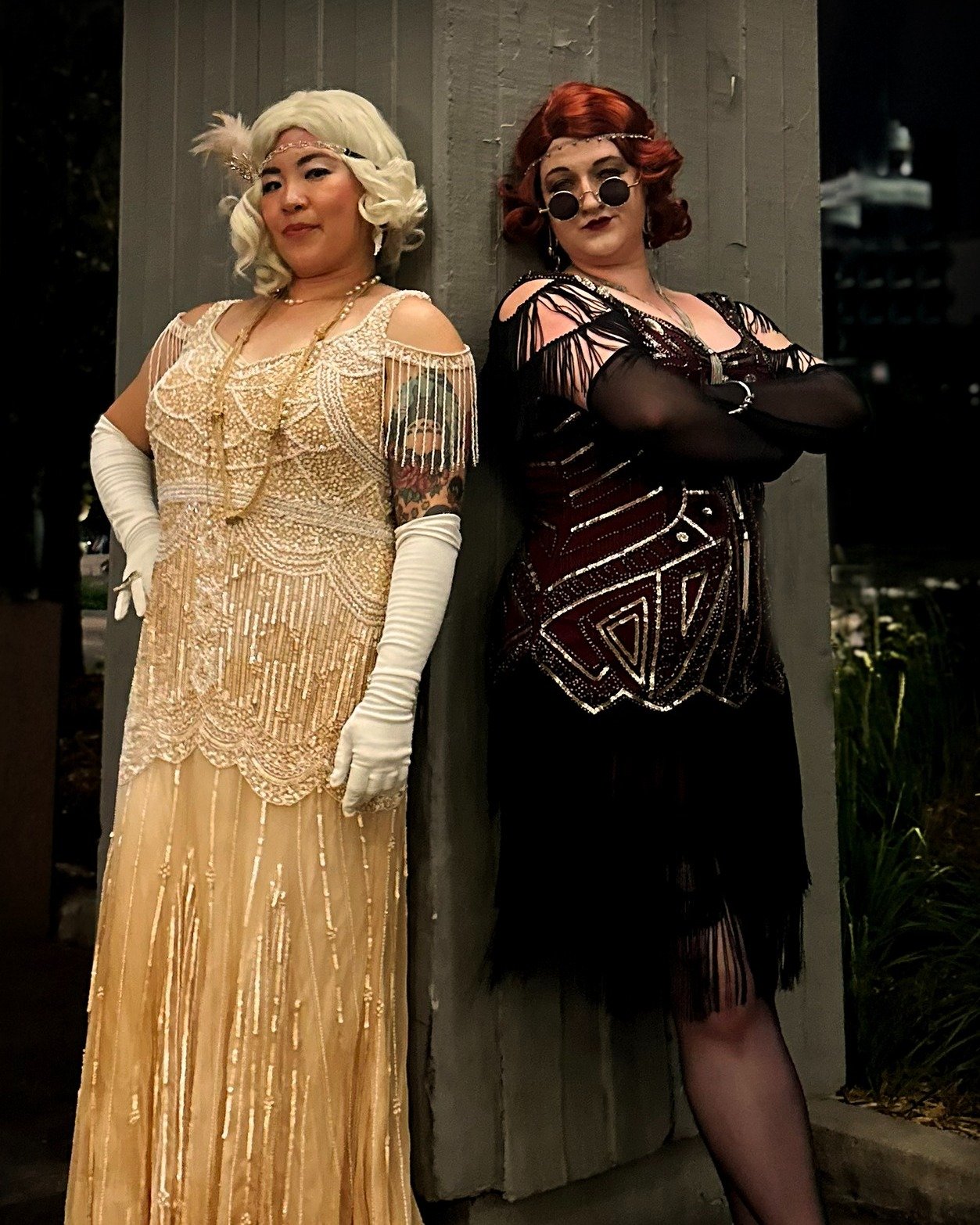 Thanks to Adrienne's thrifting skills...Good Omens went 1920's flapper with ease. 

“It is said that the Devil has all the best tunes."
"This is broadly true.  But Heaven has the best choreographers.”

#goodomens #goodomenscosplay  #1920sfashion #cosplayers